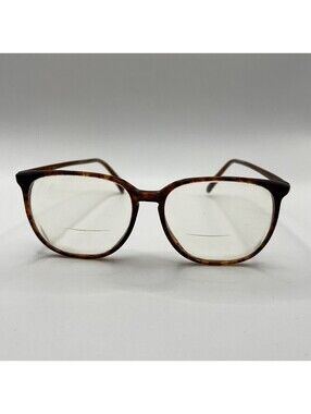 Vintage Vendome 3451 Tortoise Eyeglasses Frames 80s Oversized Retro Rectangle